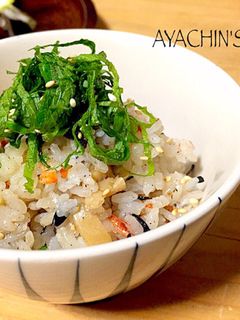 酢飯deひじきと筍の混ぜご飯♪-レシピのメイン写真