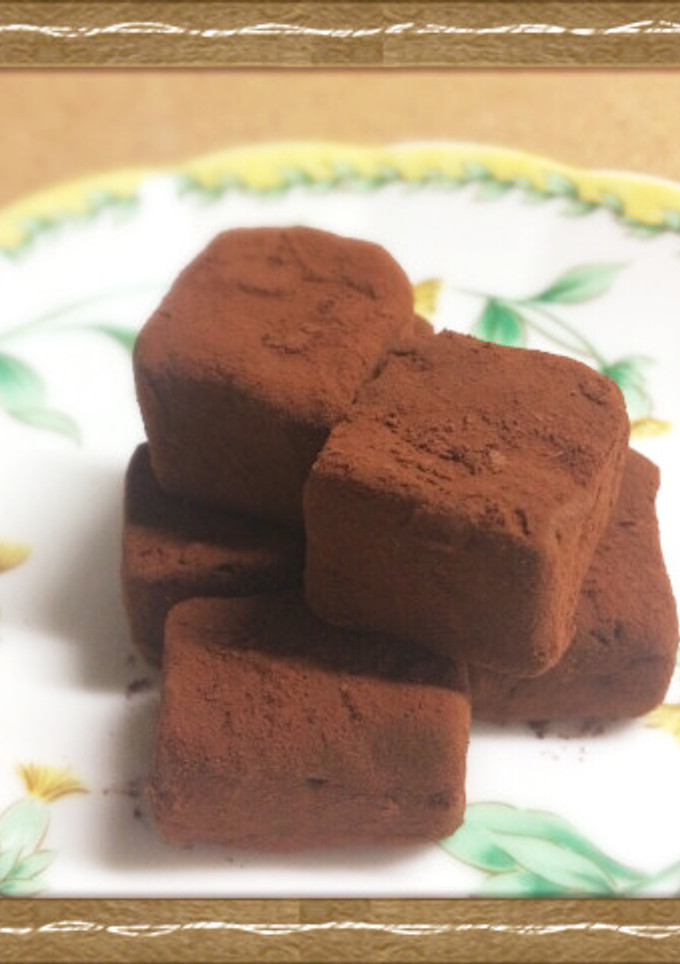 生 チョコ ♡ ゆずの香り-レシピのメイン写真