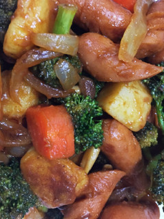 ブロッコリーとウィンナー野菜カレー炒め-レシピのメイン写真