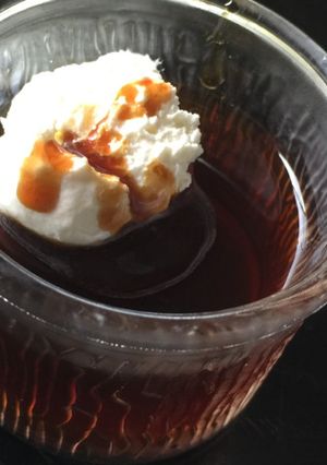 コーヒーゼリーと黒酢入りの黒みつ-レシピのメイン写真