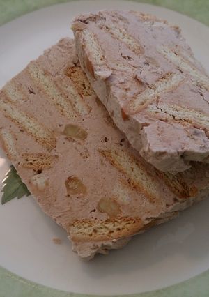 バレンタインに！簡単・チョコアイスケーキ-レシピのメイン写真