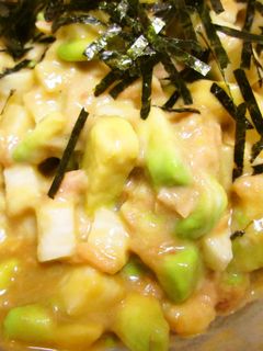 醤油味!長いも・アボカド・シーチキン和え-レシピのメイン写真