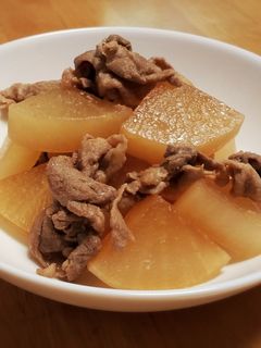 分量簡単☆豚こまと大根煮-レシピのメイン写真