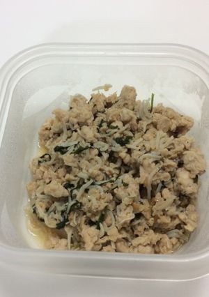 梅しらす鶏そぼろご飯の素-レシピのメイン写真