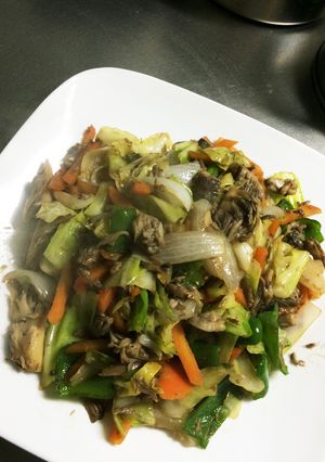 超簡単!調味料使わない塩サバの春野菜炒め-レシピのメイン写真