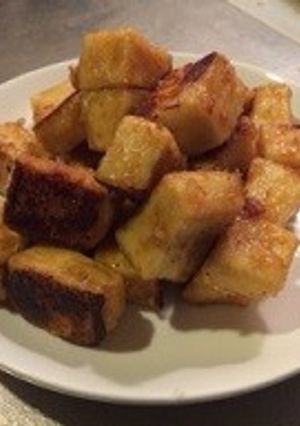 常備乾物で一品◇高野豆腐の甘味噌がらめ-レシピのメイン写真