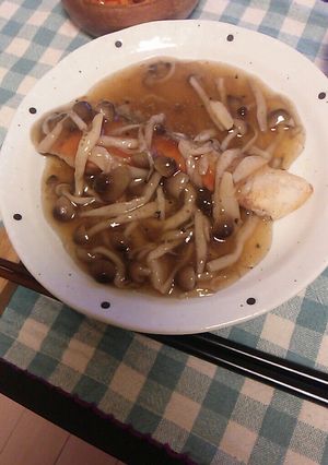 簡単メイン♪鮭のきのこあんかけ(^^)-レシピのメイン写真