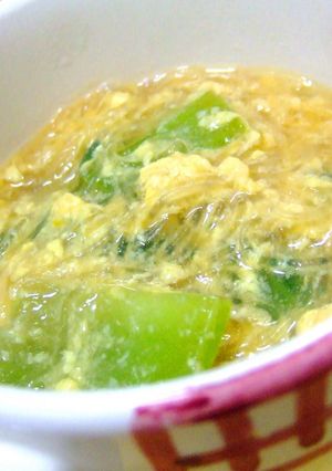 チンゲン菜のふかひれ？スープ-レシピのメイン写真