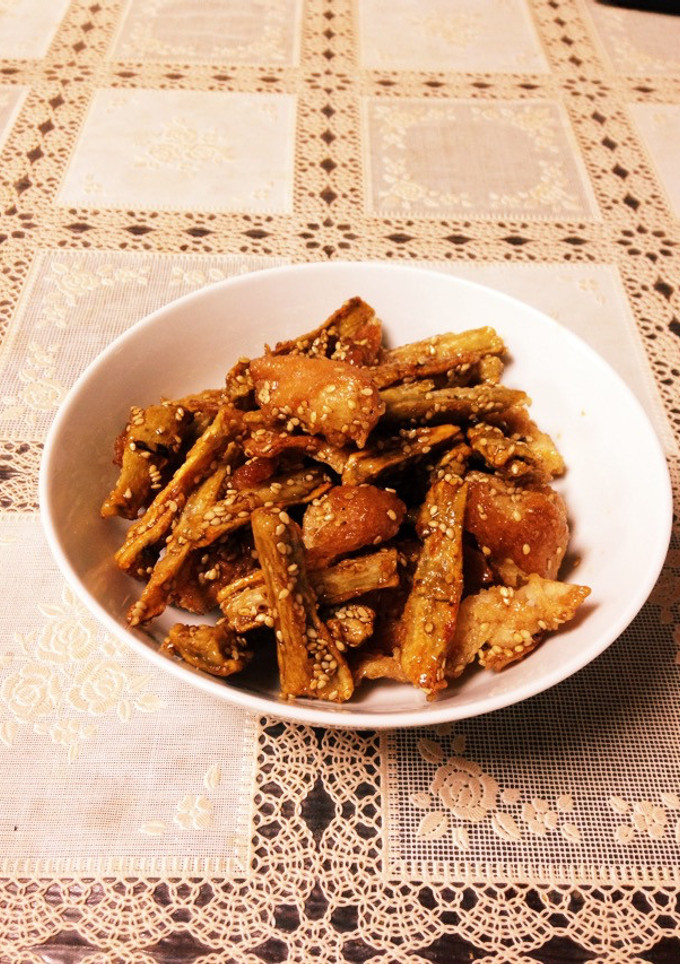 ごぼうと麩の甘辛揚げ-レシピのメイン写真