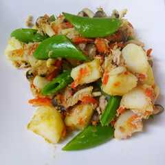 彩り野菜とツナのカレー炒め-レシピのメイン写真