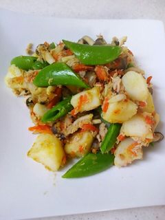 彩り野菜とツナのカレー炒め-レシピのメイン写真