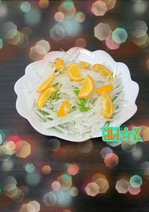 金柑でさっぱり☆大根水菜サラダ-レシピのメイン写真