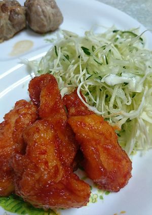 鶏胸肉ピリ辛チリソース-レシピのメイン写真
