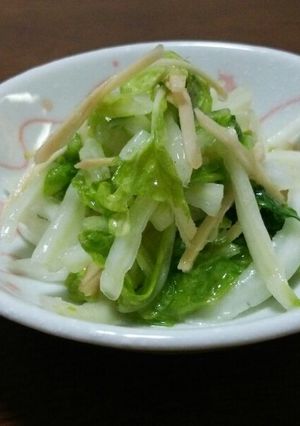 ごま油が香る★白菜のさっぱり生姜サラダ-レシピのメイン写真