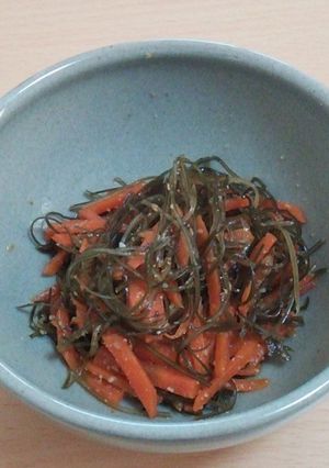 にんじんと切り昆布のさっと煮-レシピのメイン写真