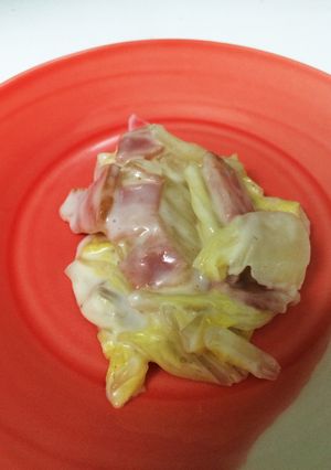 ☆離乳食☆白菜とベーコンのホワイトソース-レシピのメイン写真