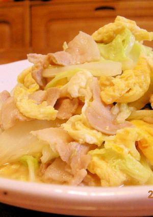 白菜＆タマゴの炒め物☆-レシピのメイン写真