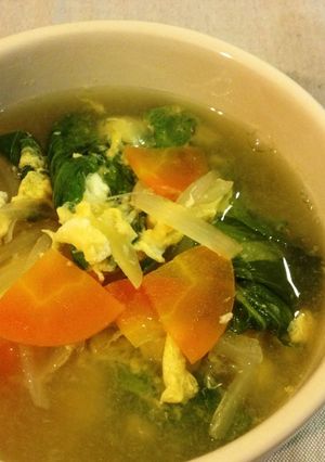 簡単！生姜と卵のあったかスープ-レシピのメイン写真