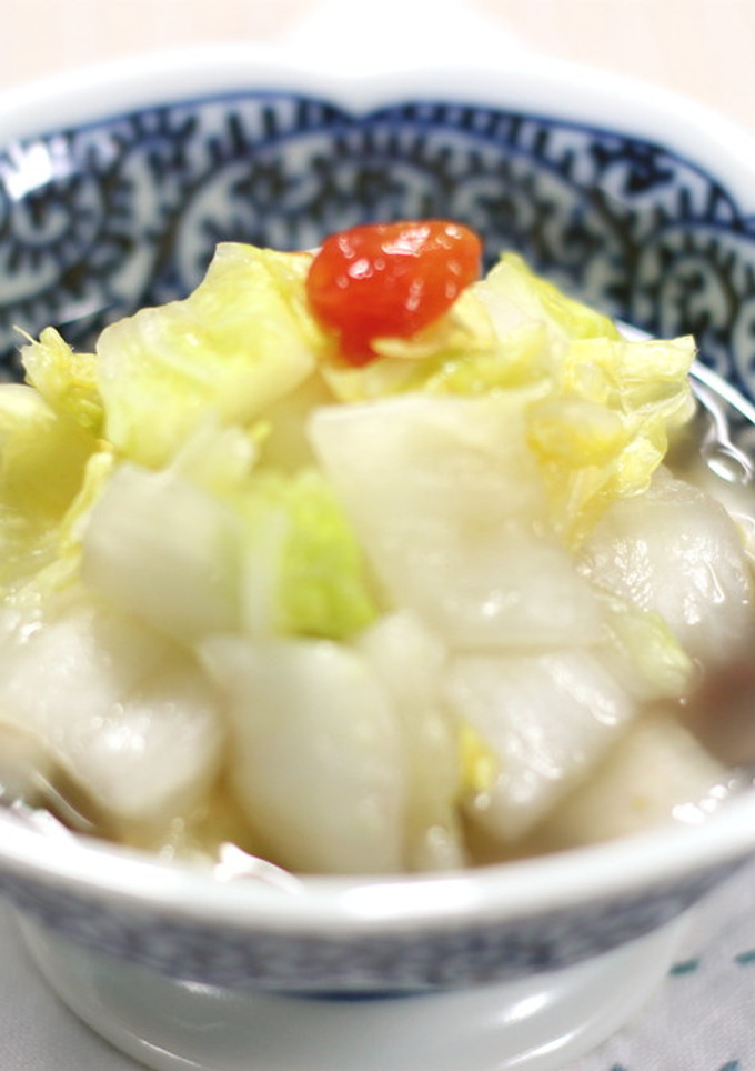 そるとまと®で白菜の浅漬け-レシピのメイン写真