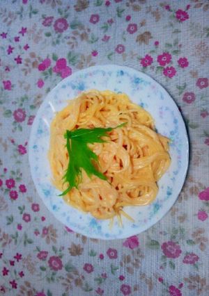 超簡単明太子パスタ(*´ー｀*)-レシピのメイン写真