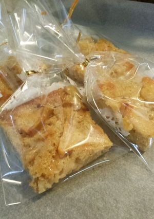 簡単☆りんごとバナナの天板ケーキ-レシピのメイン写真