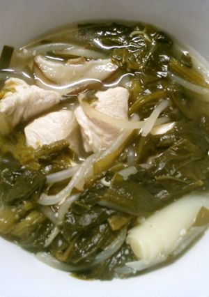 ほうれん草と　もやし　鶏肉の　スープ♪-レシピのメイン写真