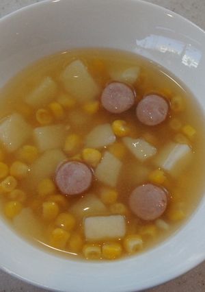 子どもの好きな じゃがコーンスープ-レシピのメイン写真