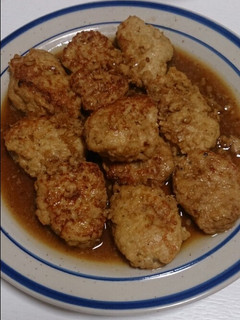鶏つくねのリンゴジュース煮-レシピのメイン写真