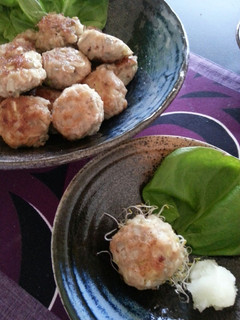 豚ひき肉ごぼう入り和風ハンバーグ!-レシピのメイン写真