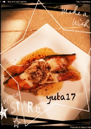 鮭とキノコのバター醤油キーズのせ焼き-レシピのメイン写真