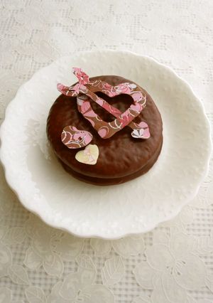 転写シートで可愛いチョコの飾り♪-レシピのメイン写真