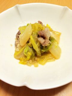 白菜と豚肉のバター醤油炒め-レシピのメイン写真