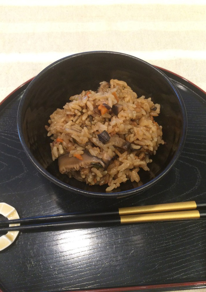 切り干し大根の煮物で炊き込みご飯-レシピのメイン写真