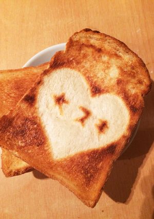 焼くだけ！食パンでお絵かき♡-レシピのメイン写真