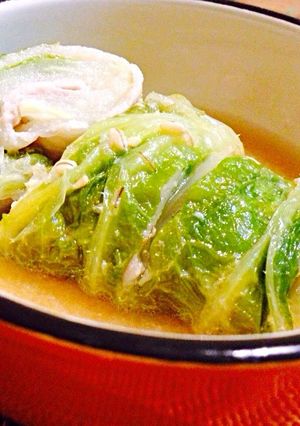 味噌バターのロール白菜-レシピのメイン写真