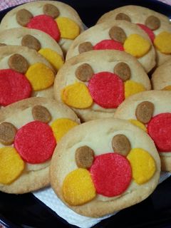 卵なし・バターなし。アンパンマンクッキー-レシピのメイン写真