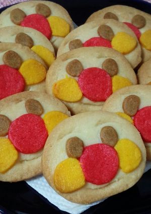 卵なし・バターなし。アンパンマンクッキー-レシピのメイン写真
