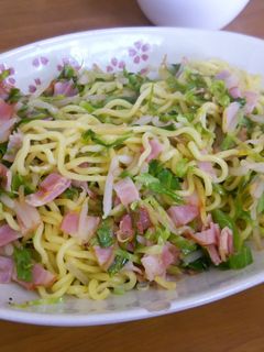 ベーコンとキャベツのレモン風味塩焼きそば-レシピのメイン写真