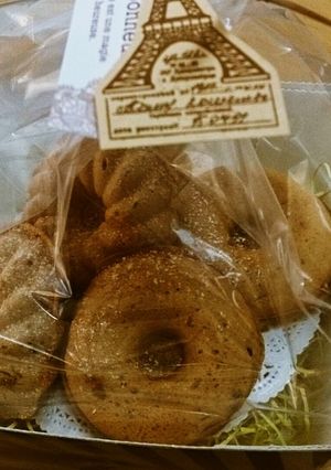 HMでフルーツ入り焼きドーナツココア風味-レシピのメイン写真