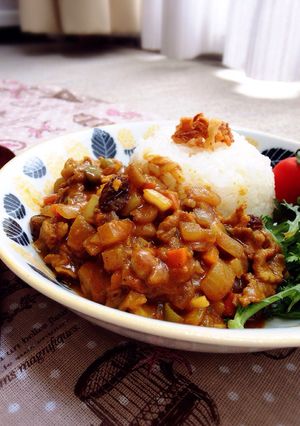 残り野菜で！煮込まないスパイシーカレー-レシピのメイン写真