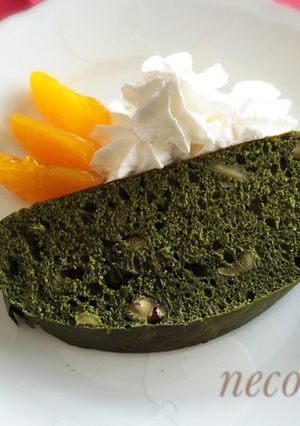 簡単!HMと抹茶とクルミのパウンドケーキ-レシピのメイン写真