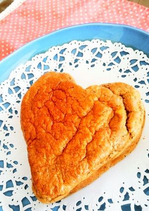 犬用♡バレンタイン♡ハートのケーキ♪-レシピのメイン写真