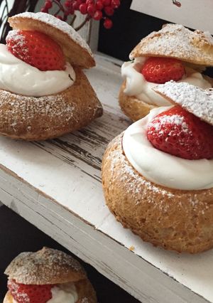簡単♡ホップオーバーでヨーグルトクリーム-レシピのメイン写真