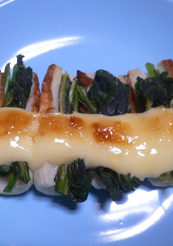 ちくわとほうれん草のマヨ焼き-レシピのメイン写真