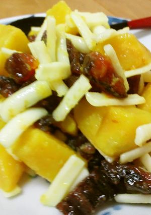 干し柿とサツマイモのイタリアンサラダ-レシピのメイン写真