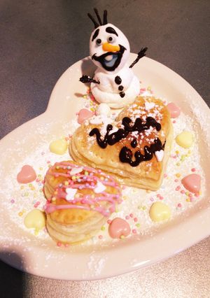 ハートチョコパイ with olaf♡-レシピのメイン写真