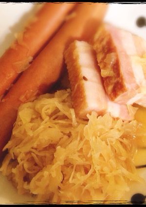 ソーセージとキャベツの煮込み　ヘルシー-レシピのメイン写真