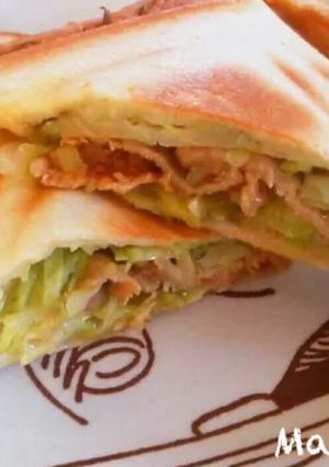 キャベツと豚肉のホットサンド-レシピのメイン写真