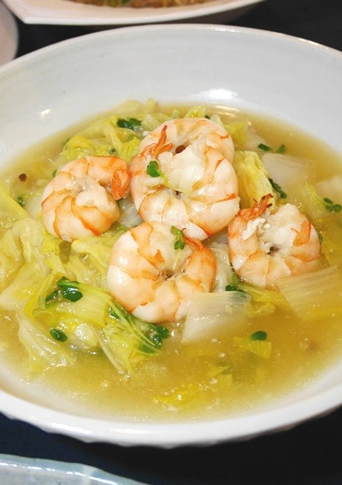海老と白菜キャベツの中華風うま煮-レシピのメイン写真