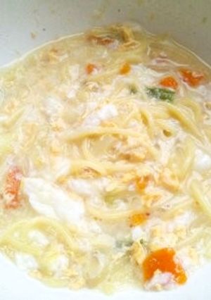 犬用　たまごのスパゲッティパスタ風-レシピのメイン写真